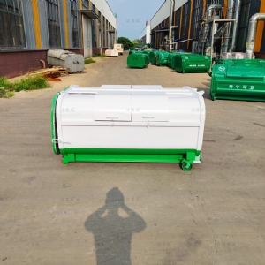 3方上下圆弧白绿推拉勾臂箱