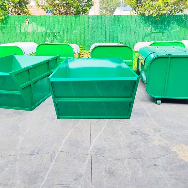 3方全绿摆臂垃圾斗