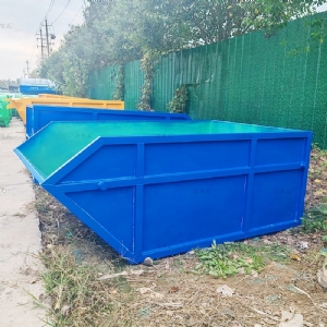 碳钢材质摆臂车转运垃圾箱