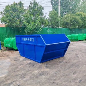 户外环卫车载摆臂垃圾箱