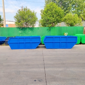 户外船式垃圾收集箱