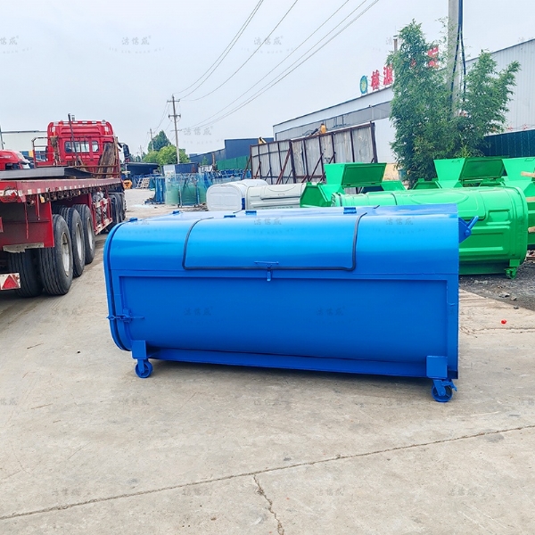 全蓝双万向轮勾臂箱