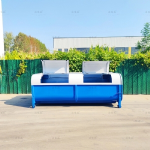 上白下蓝6方勾臂箱