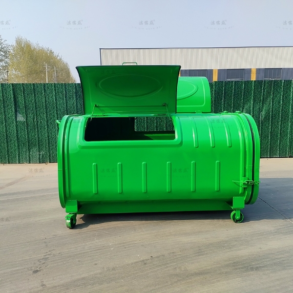 对角开门新款压膜垃圾箱