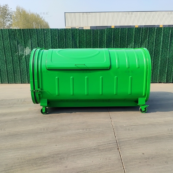 对角开门新款压膜垃圾箱