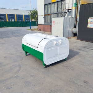 白绿3方车载勾臂箱