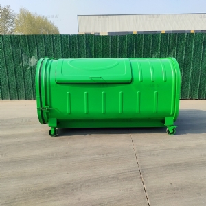 对角开门新款压膜垃圾箱