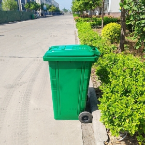 240L镀锌板垃圾桶