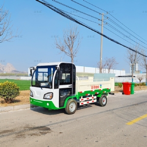 电动四轮物业街道垃圾清运车