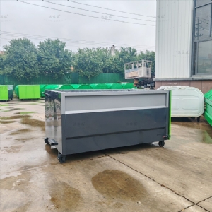 无盖建筑垃圾箱