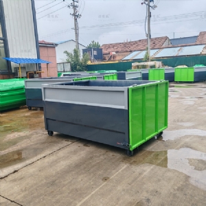 无盖建筑垃圾箱