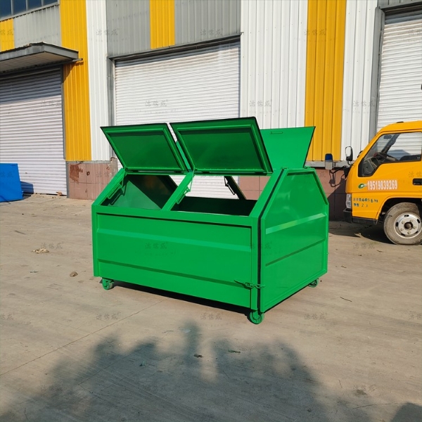 定制款4个投料口勾臂垃圾箱