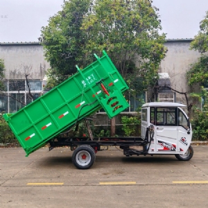 电动五轮挂桶垃圾车