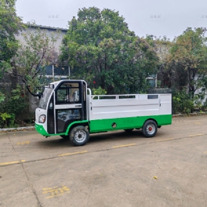 电动四轮8桶液压尾板车