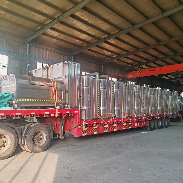 26个不锈钢勾臂垃圾箱发往辽宁