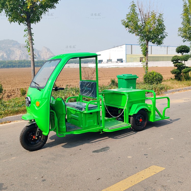 电动三轮四桶保洁车的用处？