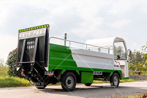 电动四轮液压尾板车