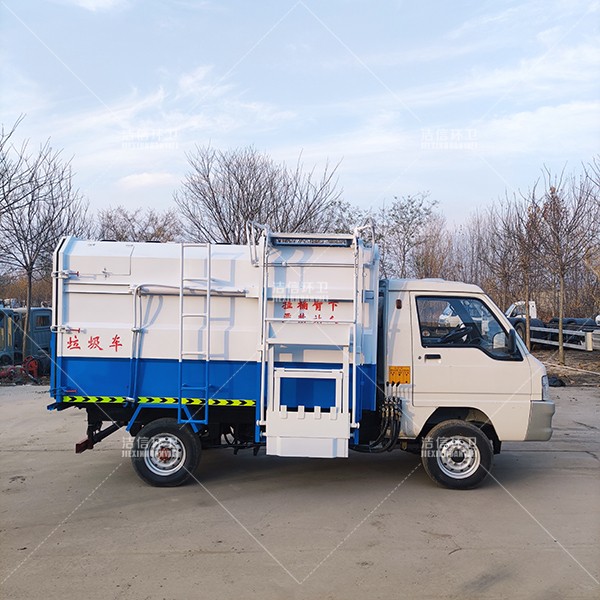电动四轮挂桶垃圾车参数