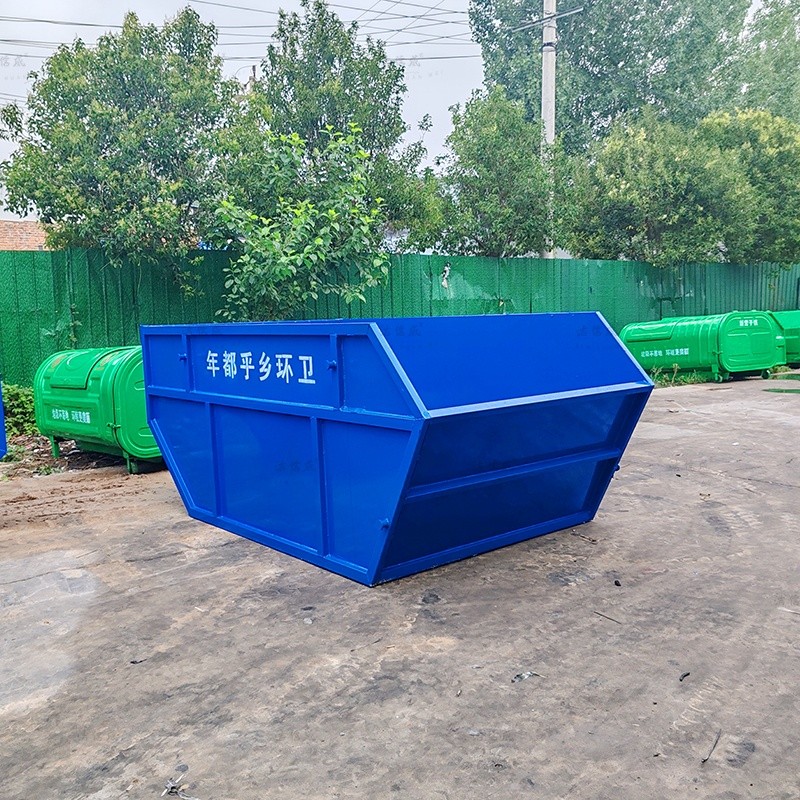 户外环卫车载摆臂垃圾箱