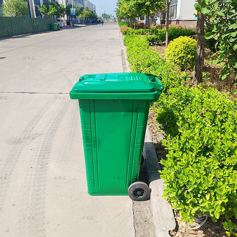 240L镀锌板垃圾桶